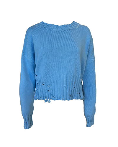 Marni Roundneck Sweater In Blue