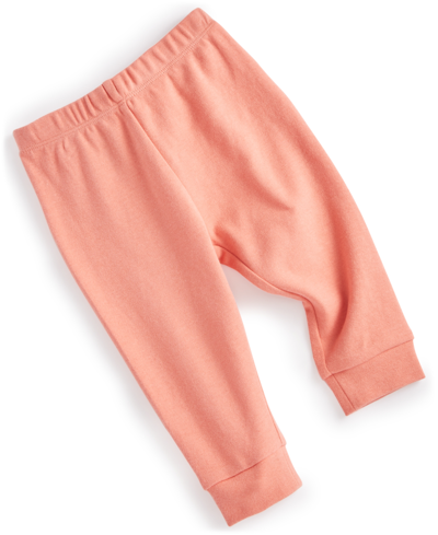 First Impressions Baby Girls Cotton Jogger Pants, Created For Macy's In Coastal Co