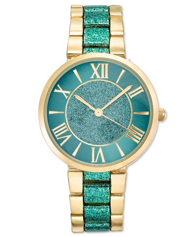 Inc International Concepts Women's Two-tone Bracelet Watch 36mm, Created For Macy's In Two Tone