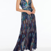 Dress The Population Samira Sequin Gown In Blue
