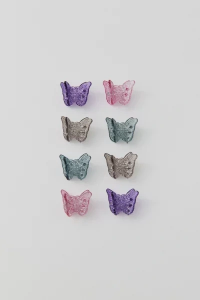 Urban Outfitters Butterfly Mini Claw Clip Set At  In Multicolor