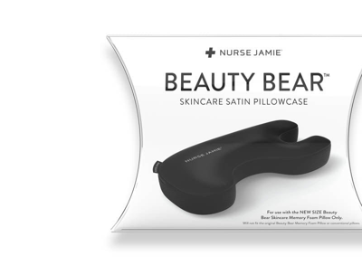 Nurse Jamie Beauty Bear Pillowcase In Black