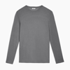 Onia Waffle Crewneck Sweater In Grey