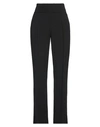 Manila Grace Woman Pants Black Size 4 Polyester, Elastane, Cotton