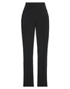 Manila Grace Woman Pants Black Size 2 Polyester, Elastane, Cotton