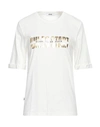 Jijil Woman T-shirt Cream Size 2 Cotton In White