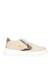 Valsport Woman Sneakers Beige Size 10 Soft Leather In Beige
