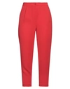 Byblos Woman Pants Red Size 8 Polyester