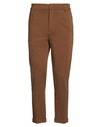 Paolo Pecora Man Pants Camel Size 38 Viscose, Wool, Polyamide, Elastane In Beige