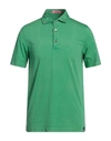 Drumohr Man Polo Shirt Green Size M Cotton