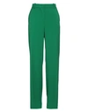 Kaos Woman Pants Green Size 10 Polyester, Viscose, Elastane