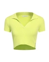 Hinnominate Woman Sweater Lime Green Size Xs Viscose, Elastane In Green