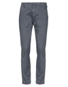 Massimo Brunelli Man Pants Lead Size 29 Cotton, Elastane In Grey