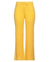 Compagnia Italiana Woman Pants Ocher Size Xl Cotton, Polyamide In Yellow