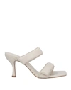 Gia X Pernille Teisbaek Woman Sandals Off White Size 10 Soft Leather