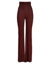 Del Core Woman Pants Red Size 4 Viscose, Metallic Fiber In Red