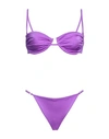 Matinee Matineé Woman Bikini Purple Size Xl Polyamide, Elastane