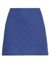 P.a.r.o.s.h P. A.r. O.s. H. Woman Mini Skirt Blue Size Xs Cotton, Polyamide In Blue