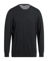 Drumohr Man Sweater Steel Grey Size 44 Cotton