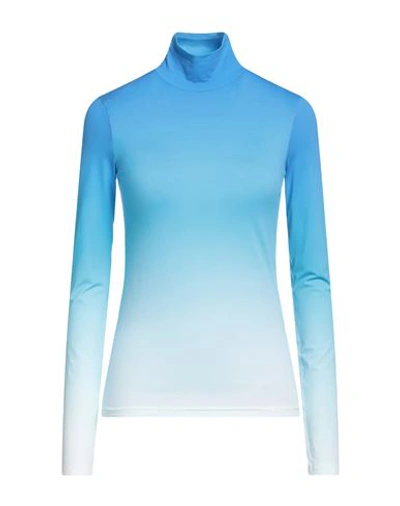 Nina Ricci Woman T-shirt Azure Size S Polyamide, Elastane In Blue