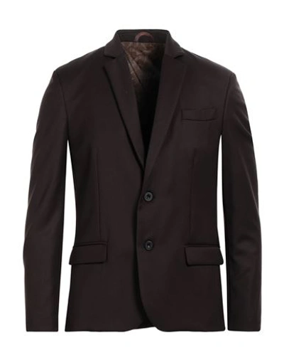 Imperial Man Blazer Cocoa Size M Polyester, Viscose, Elastane In Brown