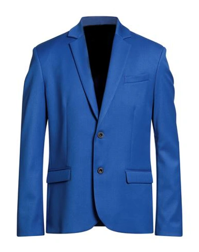 Imperial Man Blazer Bright Blue Size Xs Polyester, Viscose, Elastane In Blue