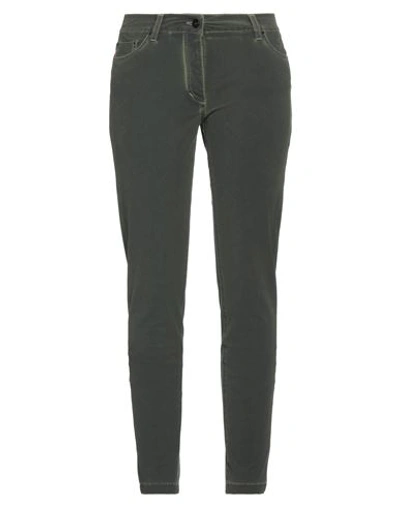 Rrd Woman Pants Dark Green Size 6 Polyamide, Elastane In Green