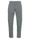 Haikure Man Pants Grey Size 35 Cotton, Elastane