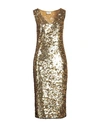 P.a.r.o.s.h P. A.r. O.s. H. Woman Midi Dress Gold Size S Polyamide, Elastane