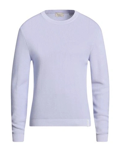 Brooksfield Man Sweater Lilac Size 40 Cotton In Purple