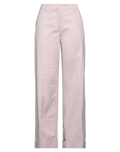 Mauro Grifoni Grifoni Woman Pants Pink Size 8 Cotton, Elastane