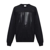 Vtmnts Logo-print Knit Sweater In Black_black