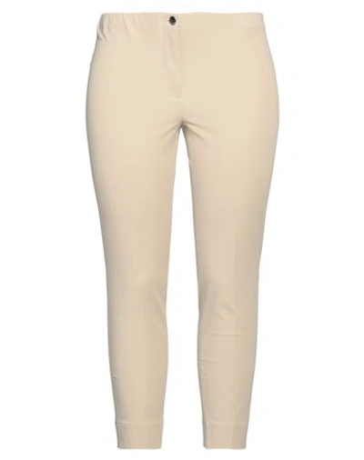 Cambio Woman Pants Beige Size 12 Polyamide, Cotton, Elastane