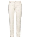 Brunello Cucinelli Man Pants White Size 36 Cotton, Elastane