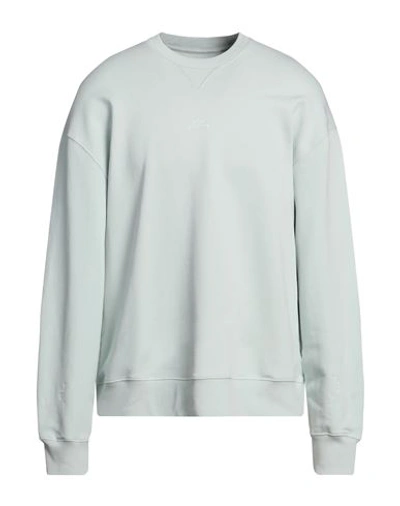 A-cold-wall* A Cold Wall Men's Iceberg Blue Essential Cotton Jersey Sweatshirt