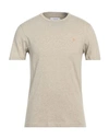 Farah Man T-shirt Beige Size S Organic Cotton
