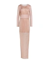Feleppa Woman Maxi Dress Copper Size 6 Viscose, Elastane, Polyester In Orange