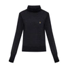 Vivienne Westwood Giulia Turtleneck Wool Knit Sweater In Black