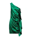 P.a.r.o.s.h P. A.r. O.s. H. Woman Mini Dress Green Size L Acetate, Polyamide, Elastane