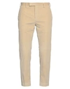 Pt Torino Man Pants Beige Size 40 Cotton, Elastane