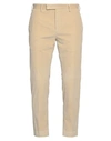 Pt Torino Man Pants Beige Size 40 Cotton, Elastane In Beige