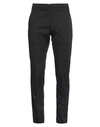 Dondup Man Pants Black Size 34 Cotton, Silk, Elastane
