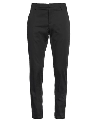 Dondup Man Pants Black Size 34 Cotton, Silk, Elastane