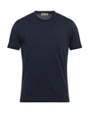 Daniele Alessandrini Homme Man T-shirt Midnight Blue Size S Cotton