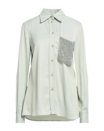 Lanvin Embellished-pocket Shirt In White