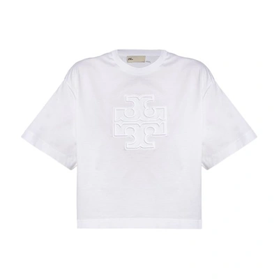 Tory Burch Relaxed-fitting T-shirt In 100