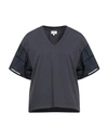 Woolrich Lakeside T-shirt Woman T-shirt Midnight Blue Size S Cotton