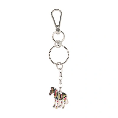 Ps By Paul Smith Charm Key Ring In Gold