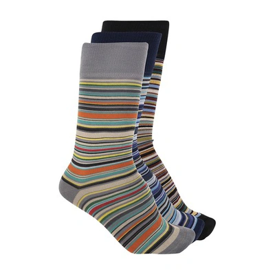 Paul Smith Socks Three-pack In 1a