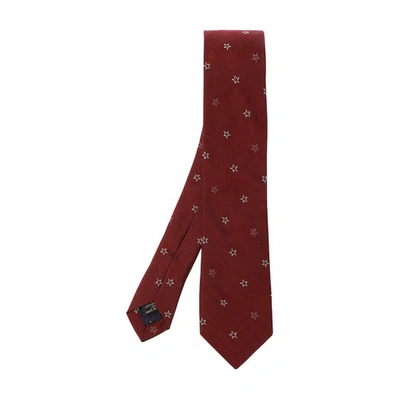 Paul Smith Embroidered Tie In 28